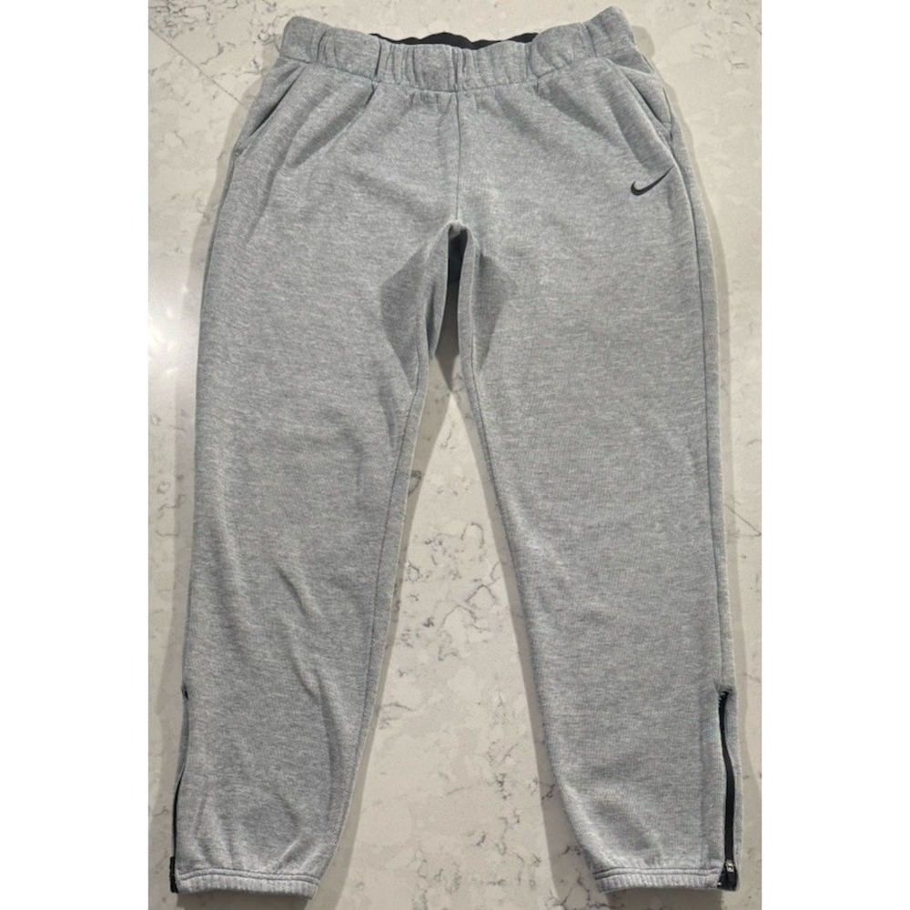 Nike KO 3.0 Pants Mens Medium Gray Tapered Fleece Training Sweatpants 839905-101
